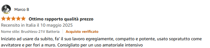 Recensione cliente 4